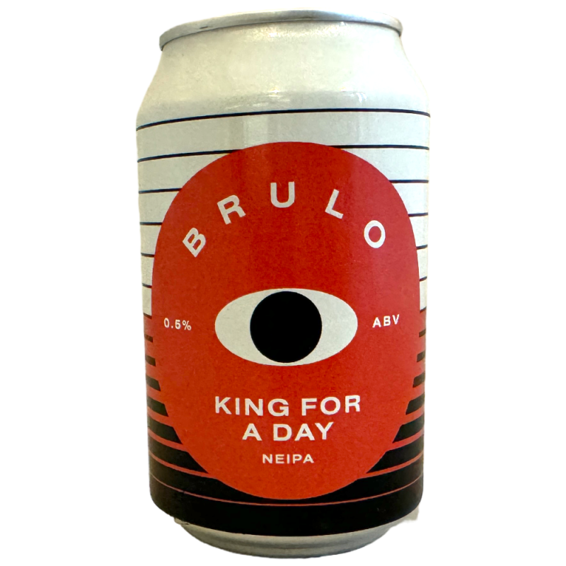 Brasserie BRULO Brewery Bière King For A Day NEIPA Sans Alcool 33 cl