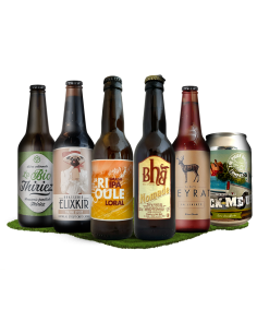 Assortiment Pack Box Découverte 6 bières artisanales craft Magasin Webshop Cave Bieronomy