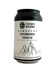 Fermenterie des Champs Marmo Bière Kombucha Framboise Vanille 33 cl