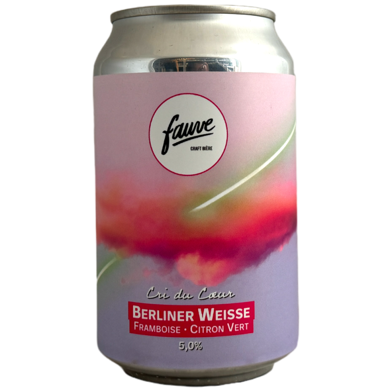 Brasserie Fauve Craft Bière Cri du Cœur Berliner Weisse 33 cl