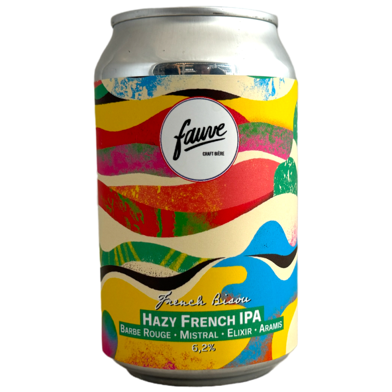 Brasserie Fauve Craft Bière French Bisou Hazy French IPA 33 cl