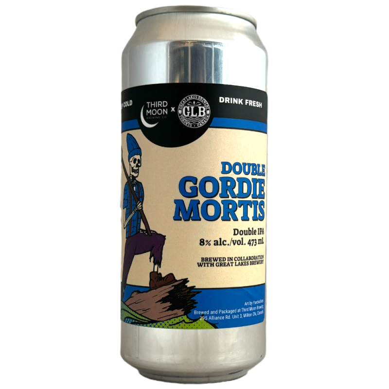 Brasserie Third Moon Brewing Bière Double Gordie Mortis Double IPA 47,3 cl