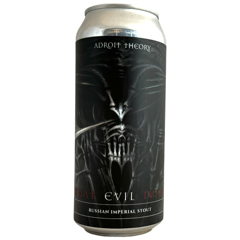 Brasserie Adroit Theory Brewing Bière What Evil Lurks (Ghost EVIL) Imperial Stout 47,3 cl