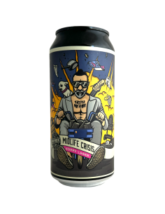 Brasserie Independent House Bière Midlife Crisis Hoppy Lager 44 cl