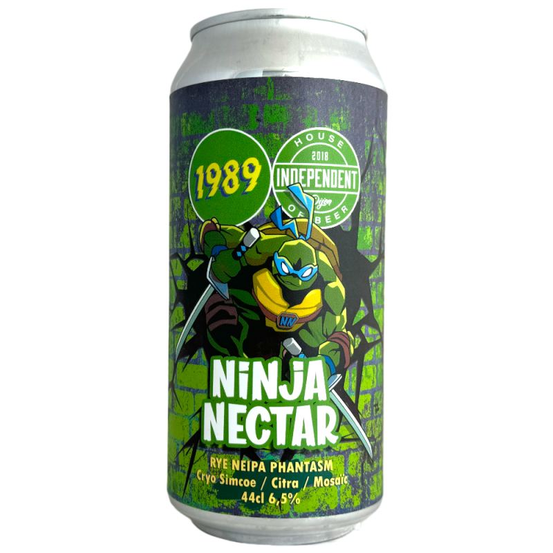 Brasserie Independent House 1989 Brewing Bière Ninja Nectar NEIPA 44 cl
