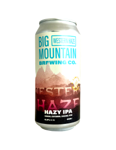 Brasserie Big Mountain Brewing Company Bière Western Haze Hazy IPA 44 cl
