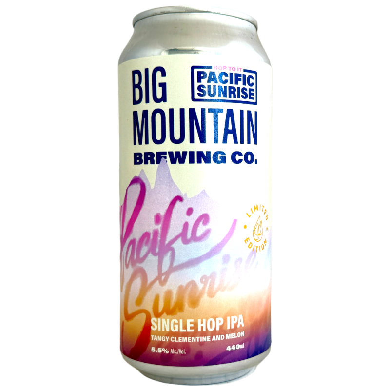 Brasserie Big Mountain Brewing Company Bière Hop To It Pacific Sunrise IPA 44 cl