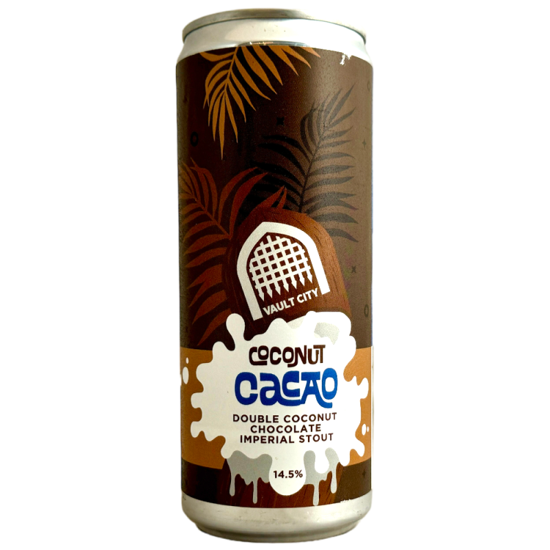 Brasserie Vault City Brewing Bière Coconut Cacao Double Coconut Chocolate Imperial Stout 33 cl