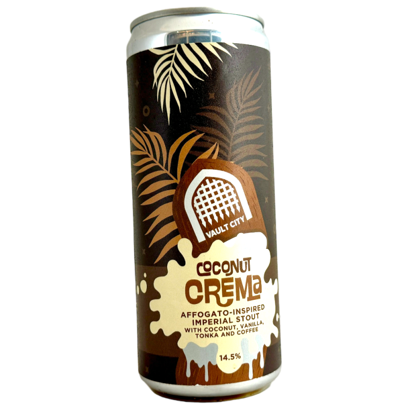 Brasserie Vault City Brewing Bière Coconut Crema Affogato-Inspired Imperial Stout 33 cl