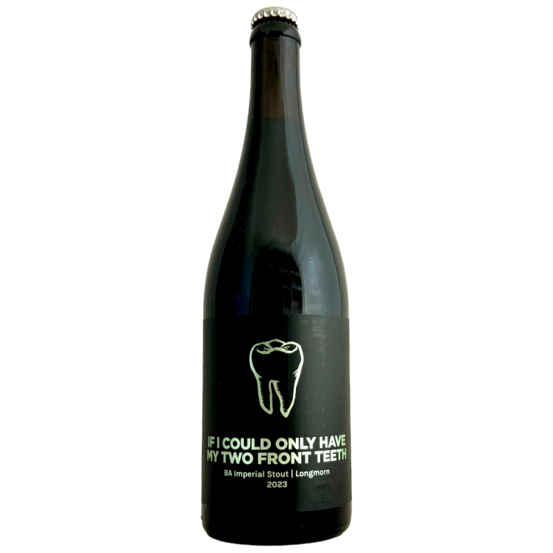 Brasserie Pomona Island Brew Co Bière If I Only Have My Two Front Teeth 2023 Barrel Aged Imperial Stout Longmorn 75 cl