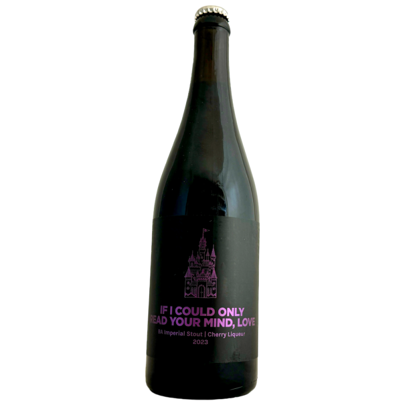 Brasserie Pomona Island Brew Co Bière If I Could Only Read Your Mind, Love 2023 Barrel Aged Imperial Stout Cherry Liqueur 75 cl
