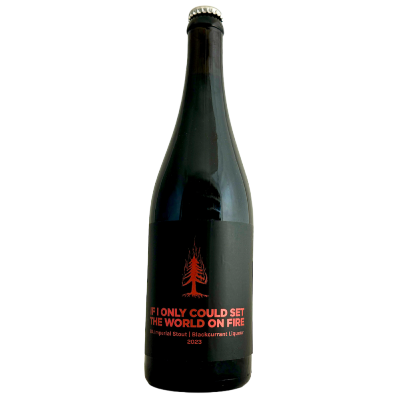 Brasserie Pomona Island Brew Co Bière If I Only Could Set The World On Fire 2023 BA Stout Blackcurrant Liqueur 75 cl