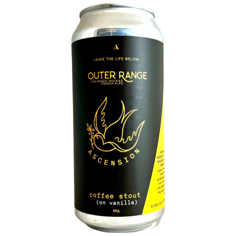 Brasserie Outer Range French Alps Bière Ascension Coffee Stout on Vanilla 44 cl