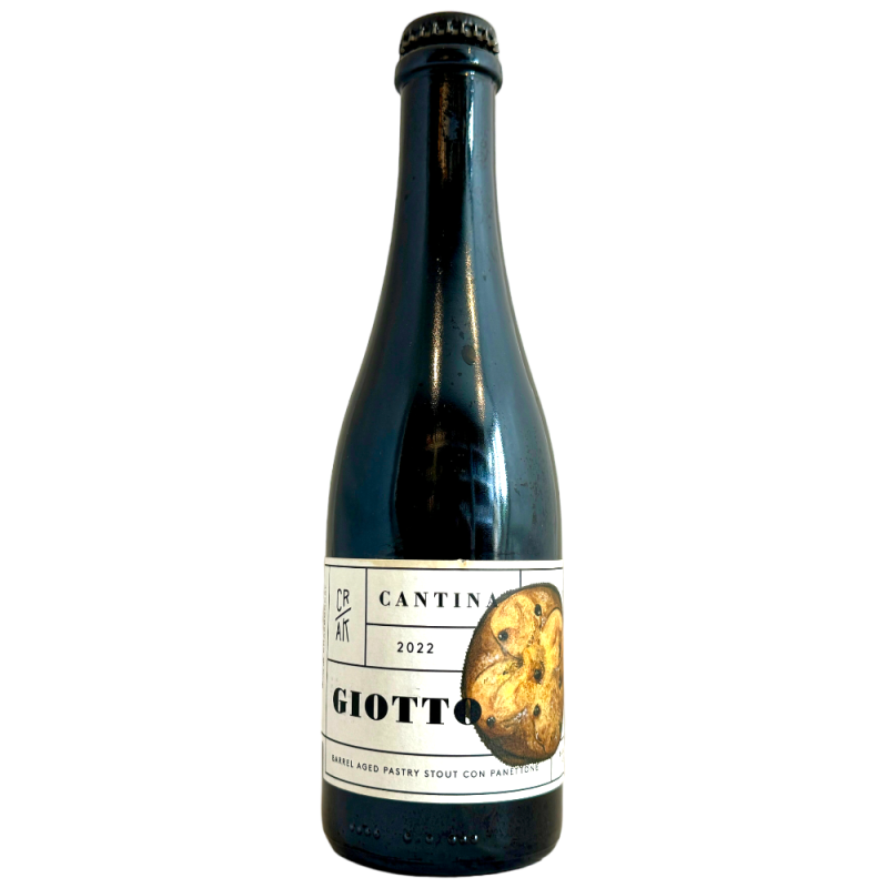 Brasserie CRAK Brewery Bière Giotto 2022 Barrel Aged Imperial Pastry Stout Panettone 37,5 cl
