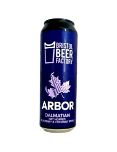 Brasserie Arbor Ales Brewery Bière Dalmatian Dry Hopped Blueberry Coconut Stout 56,8 cl
