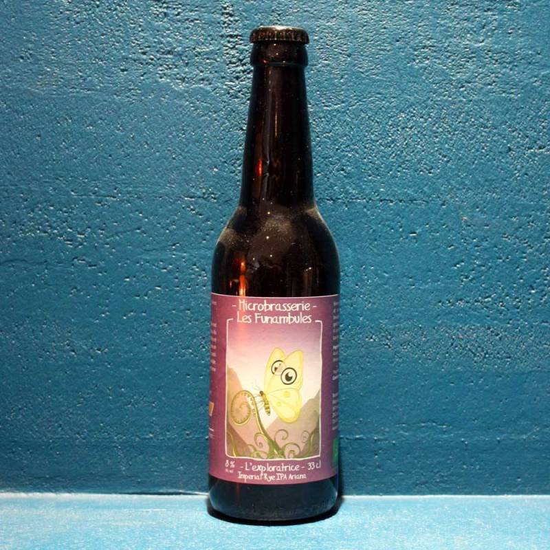 L'Exploratrice Imperial Rye IPA Ariana - 33 cl - Microbrasserie Les Funambules