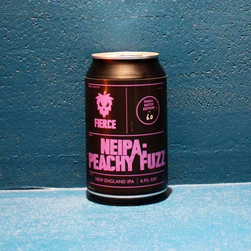 NEIPA : Peachy Fuzz - 33 cl - Fierce Beer - Bière Artisanale Écosse UK Bieronomy
