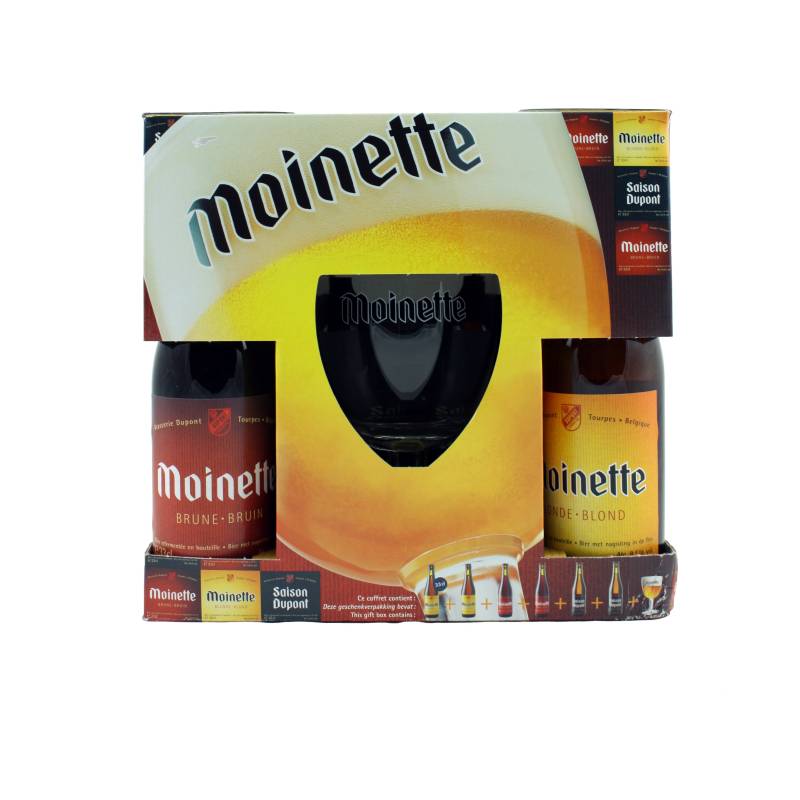 Coffret Moinette 6x33 cl + 1 verre