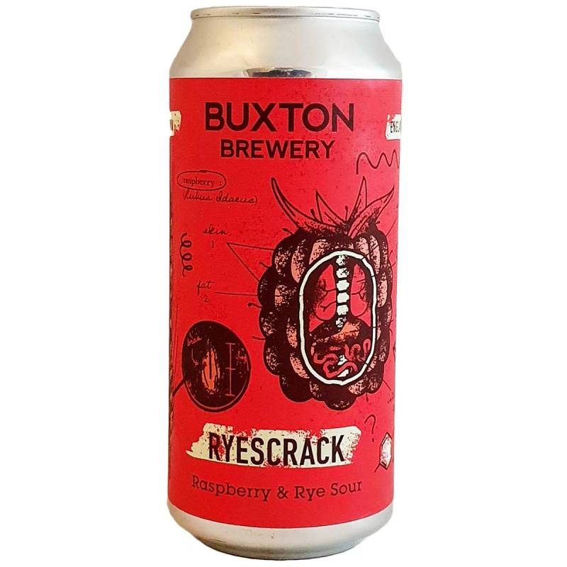 Ryescrack Sour Raspberry Rye Acide Buxton Brewery Bière Artisanale Craft UK Bieronomy