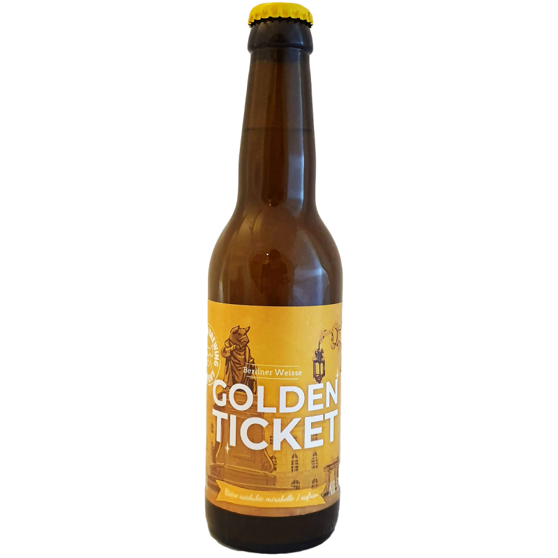 Golden Ticket Berliner Weisse - 33 cl - The Piggy Brewing Company