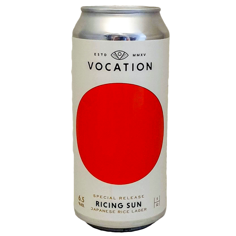 Ricing Sun Japanese Rice Lager - 44 cl - Vocation