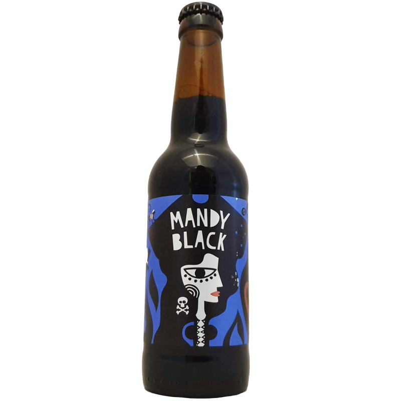 Mandy Black Stout Strange Brew Bière Artisanale Craft Beer Grèce Bieronomy