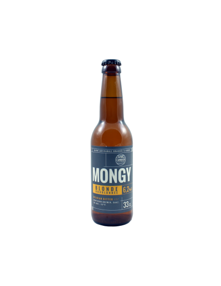 Bière Mongy Blonde Houblonnée 33 cl Brasserie Cambier