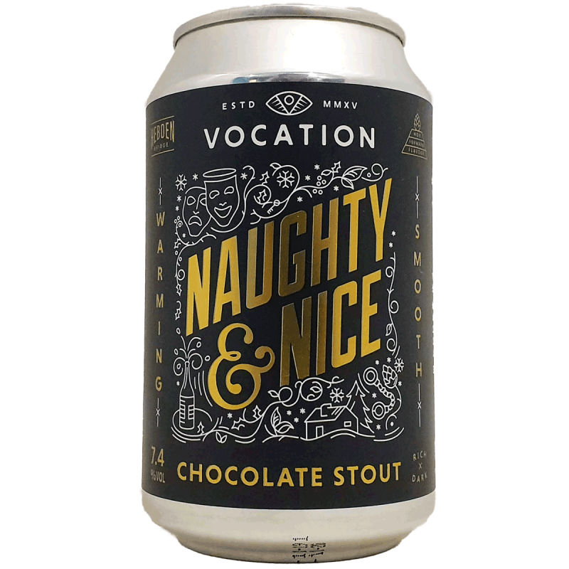 Naughty & Nice Chocolate Stout 33 cl - Vocation