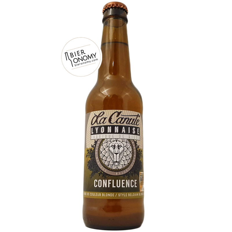 Bière Confluence Belgian Blonde 33 cl Brasserie La Canute Lyonnaise