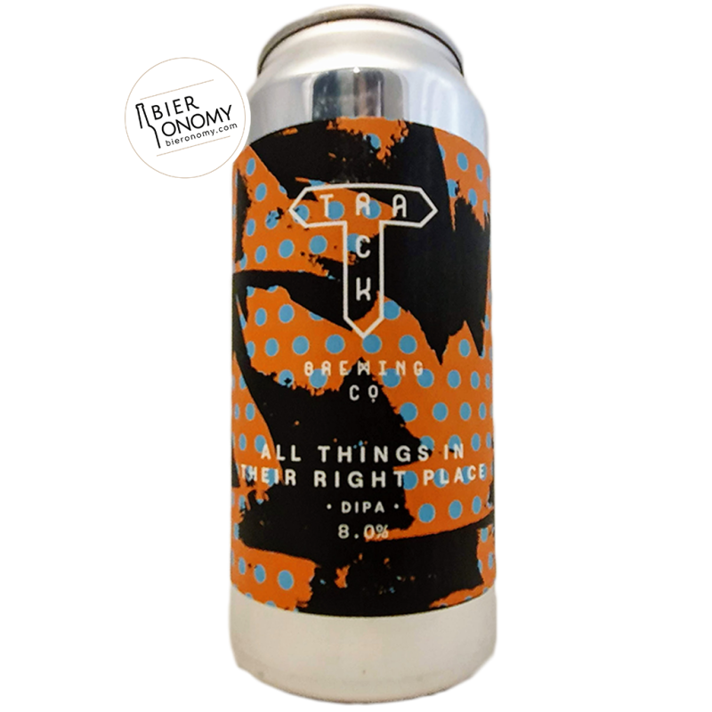 All Things In Their Right Place DIPA Track Brewing Bière