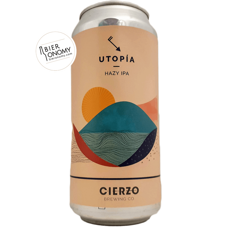 Utopía Hazy IPA Cierzo Brewing Co Bière Artisanale Bieronomy