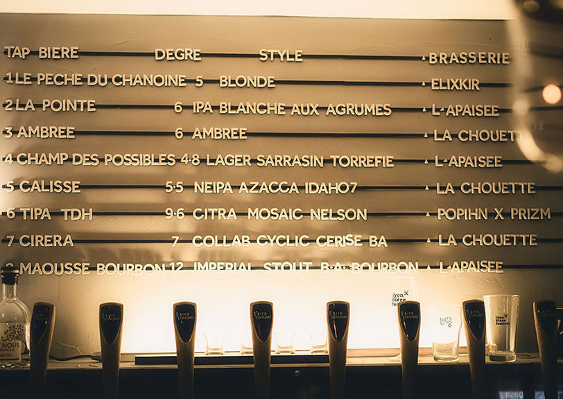 Bar Bieronomy Seynod Annecy Haute-Savoie Bière Artisanale Craft Tap List Pression