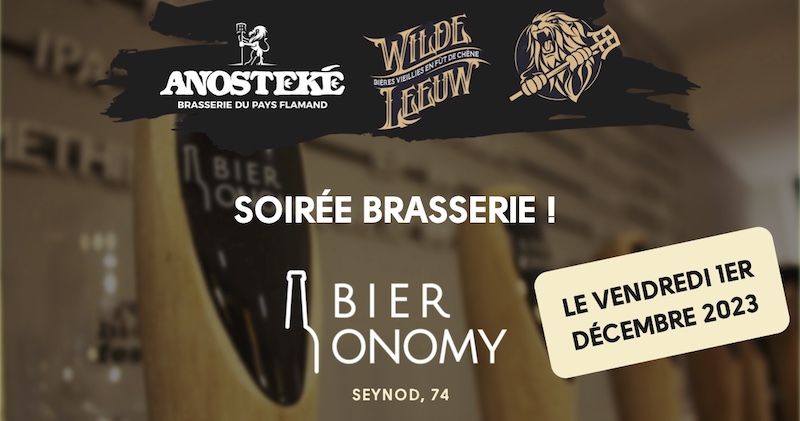 Soirée Brasserie du Pays Flamand Bar Bieronomy Seynod Annecy Haute-Savoie Bière Artisanale